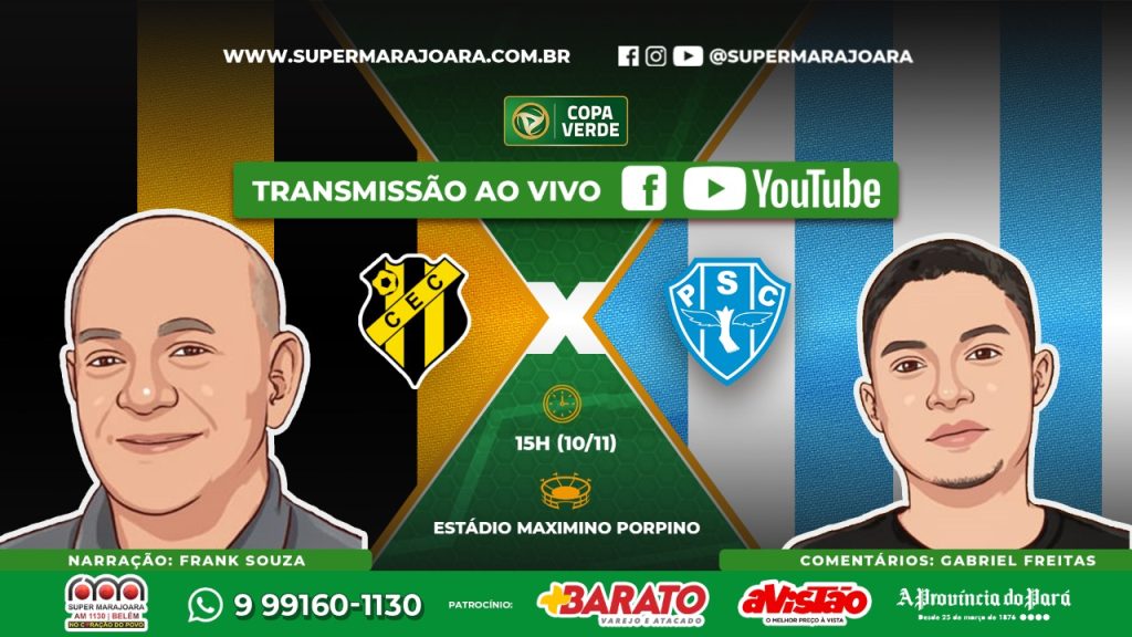 CASTANHAL X PAYSANDU | COPA VERDE – 10.11.21