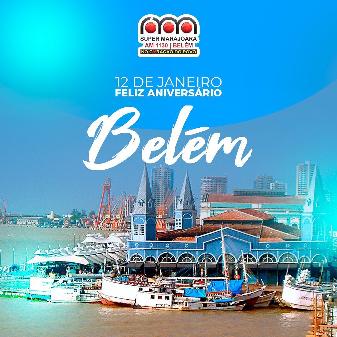 Querida Belém,
Como te quero bem!
seus cheiros e qualidades, diferente de diversas cidades, me traz paz e felicidade, minha amada Belém!
que satisfação sinto no coração, pelo seu aniversario!
merece os parabéns de quem sempre te quer o bem,
minha querida Belém!
Belém de diversas poesias, que nos remetem alegria.
daquele a quem um dia voltou para a cidade das chuvas da tarde.
ai que vontade de te abraçar e para o mundo gritar.
minha querida Belém! eternamente irei te amar, Belém do grão Pará!
- Rony Soares
Parabéns Belém! 🎈🎂
#parabensbelem #supermarajoara #radiosbelem #homenagem #belemdopara #aniversariodebelem