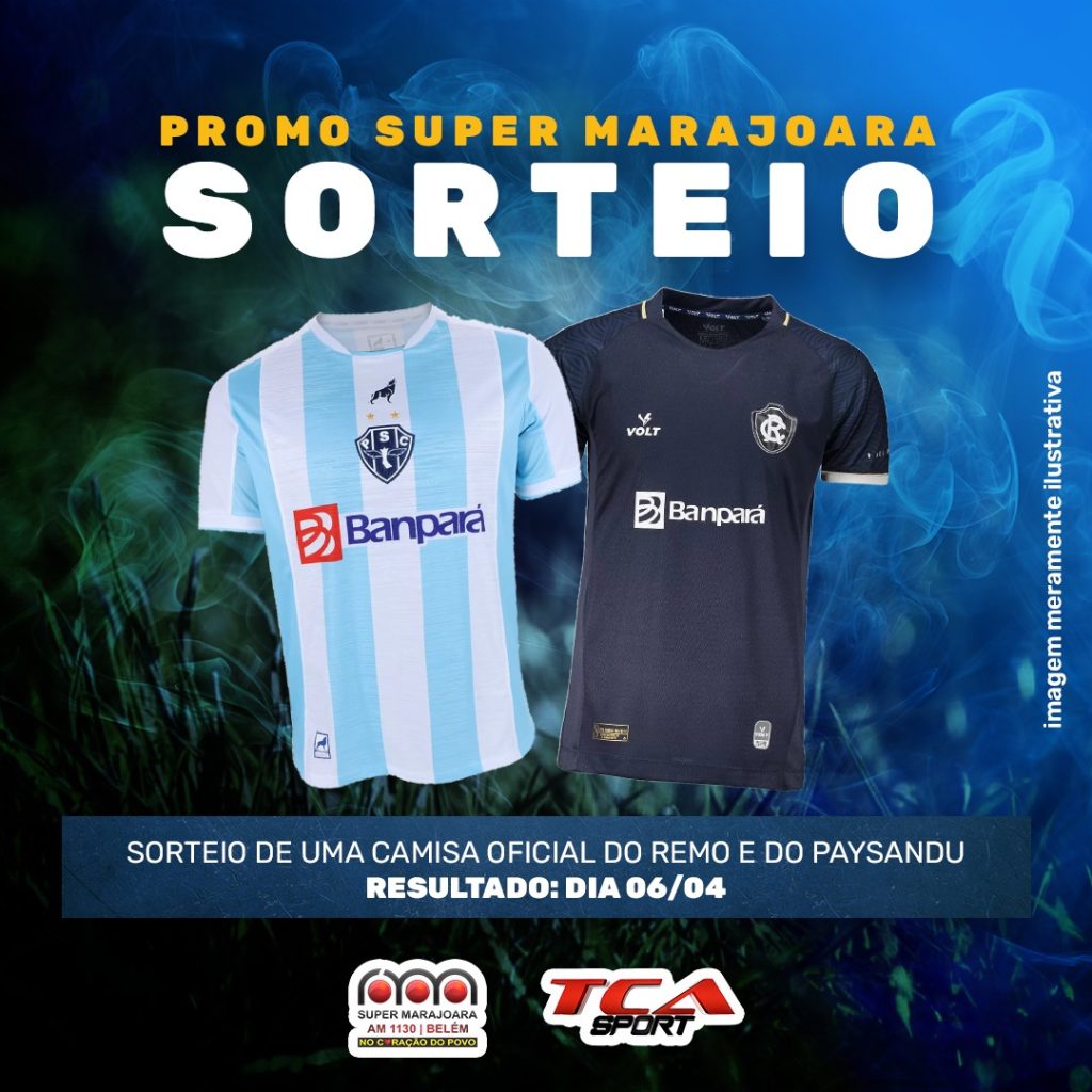 SORTEIO DE DUAS CAMISAS OFICIAIS DO REMO E PAYSANDU