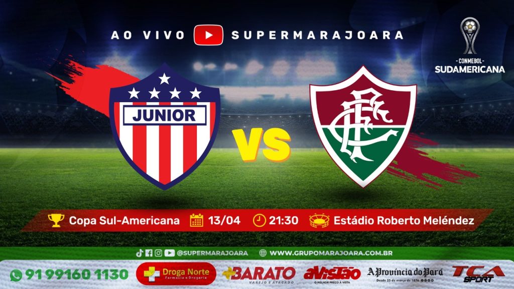 JUNIOR BARRANQUILA X FLUMINENSE | COPA SUL-AMERICANA