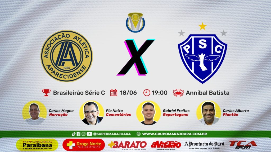 APARECIDENSE X PAYSANDU | CAMPEONATO BRASILEIRO SÉRIE C