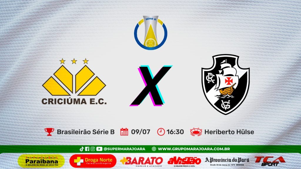 CRICIÚMA X VASCO | CAMPEONATO BRASILEIRO SÉRIE B