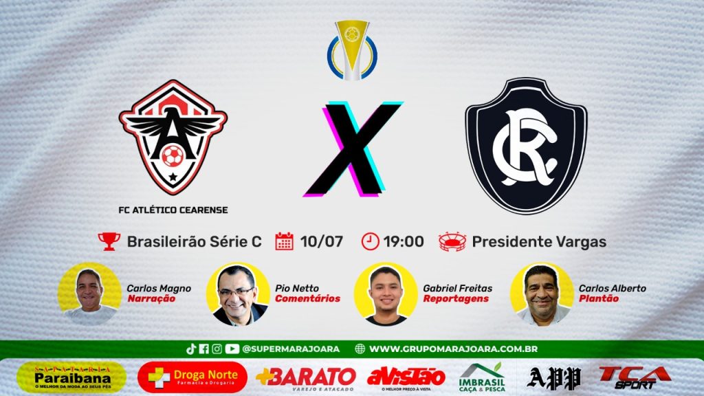 ATLÉTICO – CE X REMO | CAMPEONATO BRASILEIRO SÉRIE C