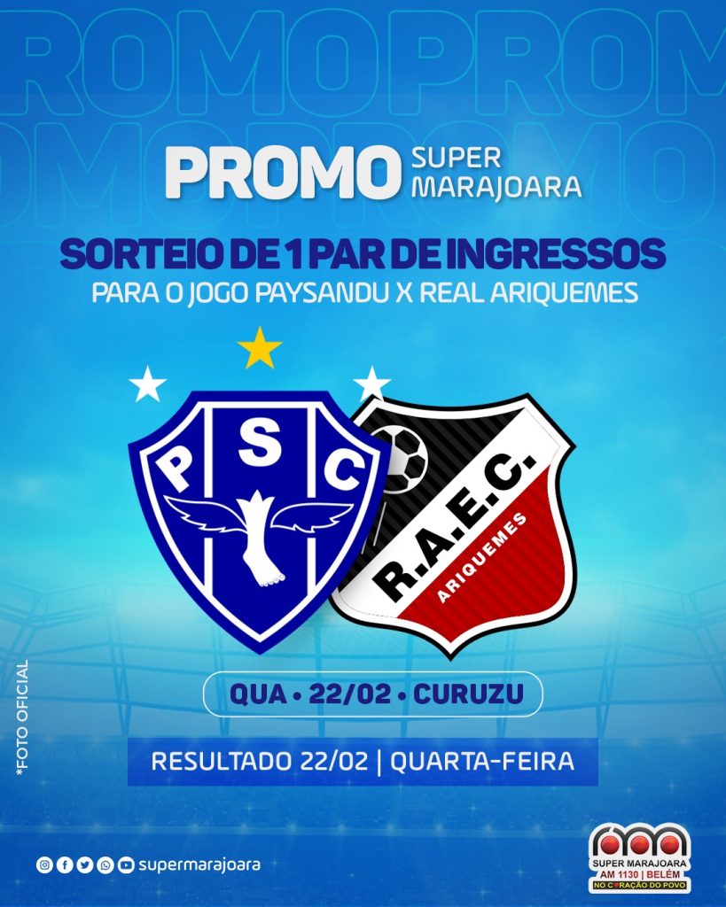 PROMO SUPER MARAJOARA: VOCÊ NA TORCIDA ⚽