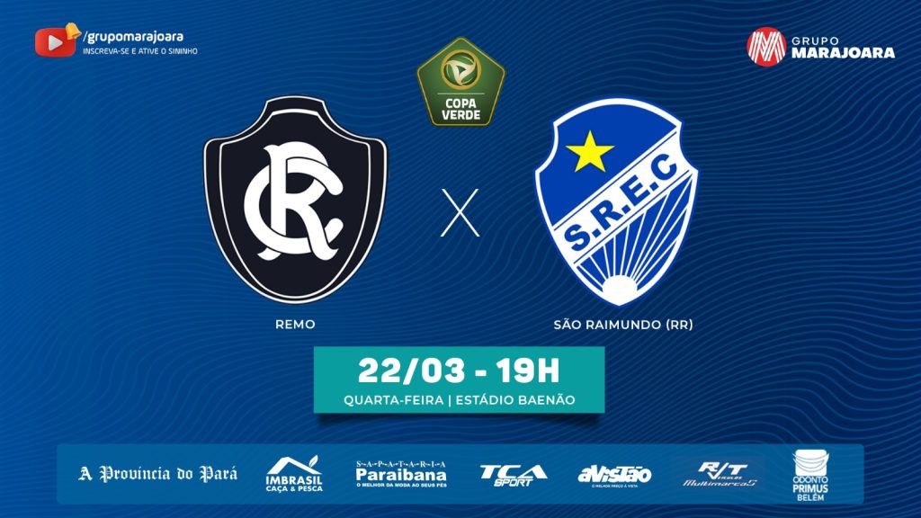 ⚽ REMO X SÃO RAIMUNDO (RR) | COPA VERDE