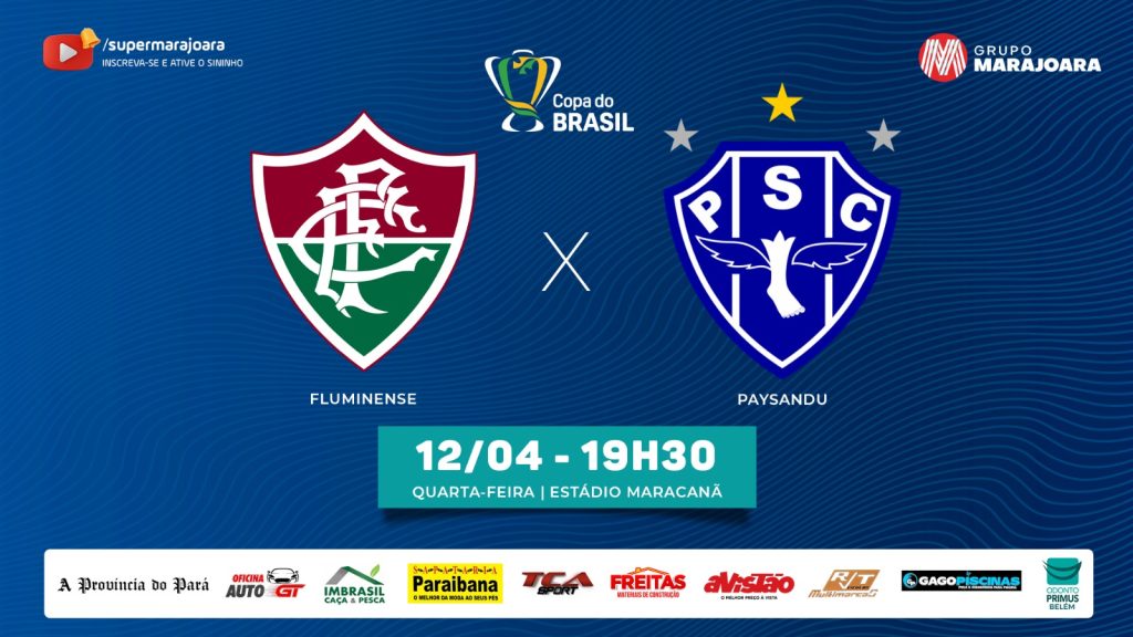 ⚽ FLUMINENSE X PAYSANDU | COPA DO BRASIL