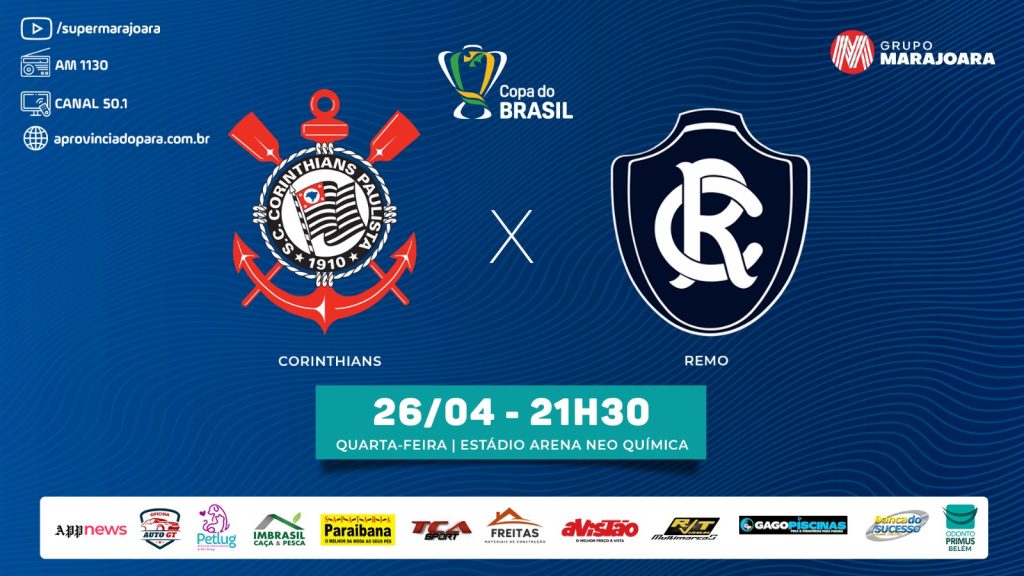 ⚽ CORINTHIANS X REMO | COPA DO BRASIL