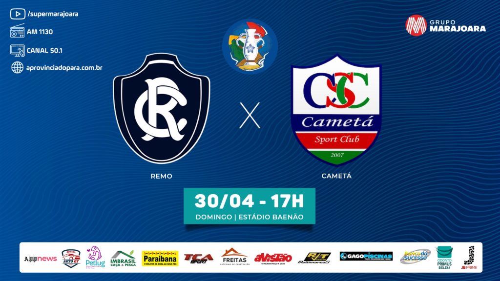 ⚽ REMO X CAMETÁ | CAMPEONATO PARAENSE