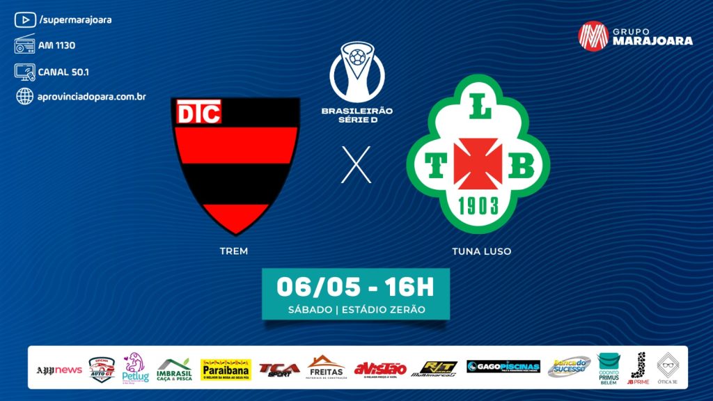 ⚽ TREM DESPORTIVO CLUBE X TUNA LUSO | BRASILEIRÃO SÉRIE D