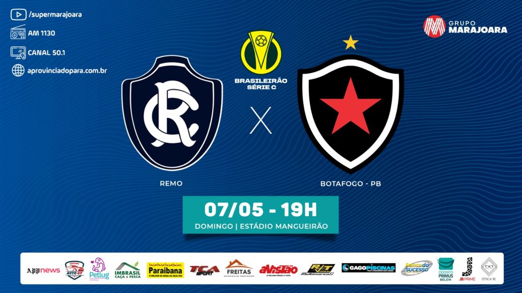⚽ CLUBE DO REMO X BOTAFOGO – PB | BRASILEIRÃO SÉRIE C