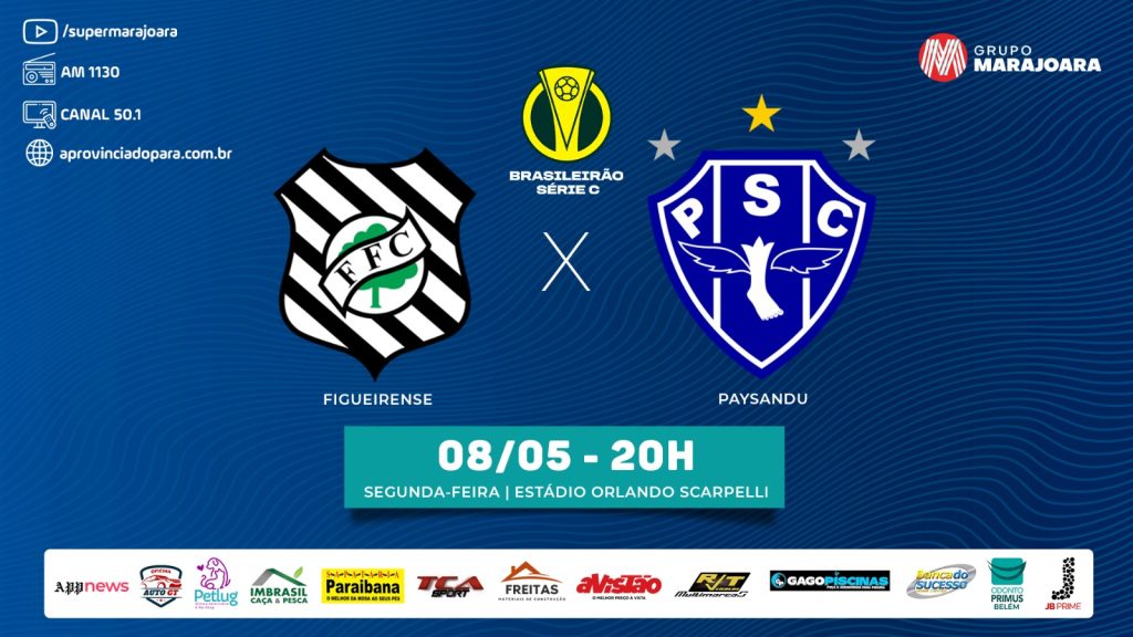 ⚽ FIGUEIRENSE X PAYSANDU | BRASILEIRÃO SÉRIE C