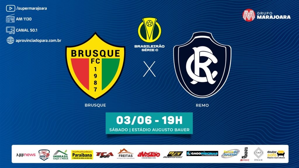 ⚽ BRUSQUE X REMO | CAMPEONATO BRASILEIRO SÉRIE C