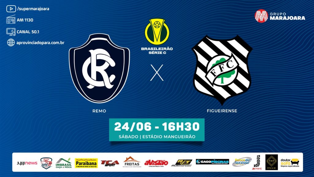 ⚽ CLUBE DO REMO X FIGUEIRENSE | CAMPEONATO BRASILEIRO SÉRIE C