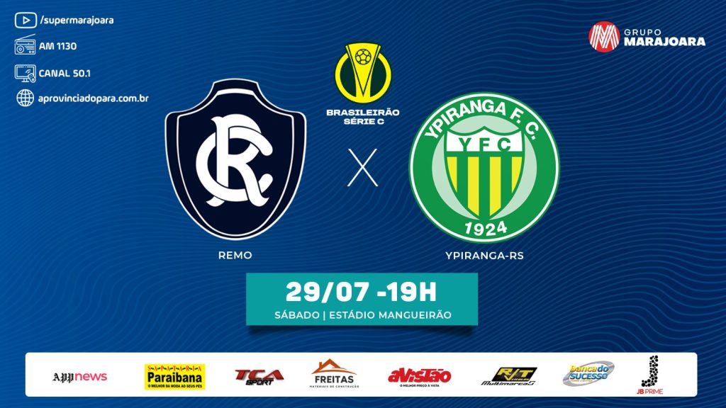 ⚽ CLUBE DO REMO X YPIRANGA | CAMPEONATO BRASILEIRO SÉRIE C