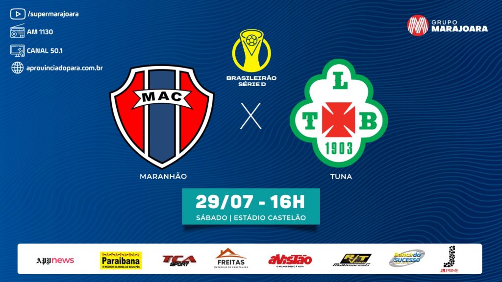 ⚽ MARANHÃO X TUNA | CAMPEONATO BRASILEIRO SÉRIE D