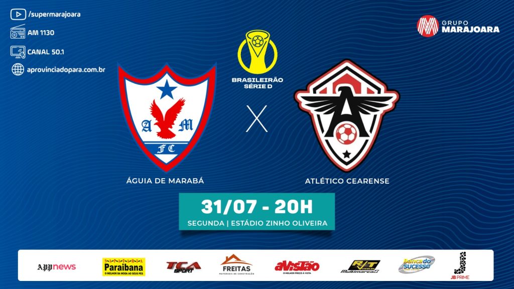 ⚽ ÁGUIA DE MARABÁ X ATLÉTICO CEARENSE | CAMPEONATO BRASILEIRO SÉRIE D