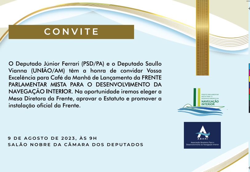 Frente Parlamentar da Navegação Interior será lançada nesta quarta-feira, 9, com objetivo de defender melhorias nas hidrovias e no transporte multimodal