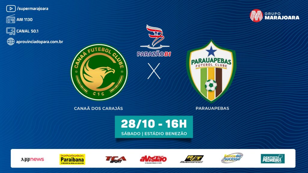 ⚽ CANÃA DOS CARAJÁS X PARAUAPEBAS | CAMPEONATO PARAENSE B1