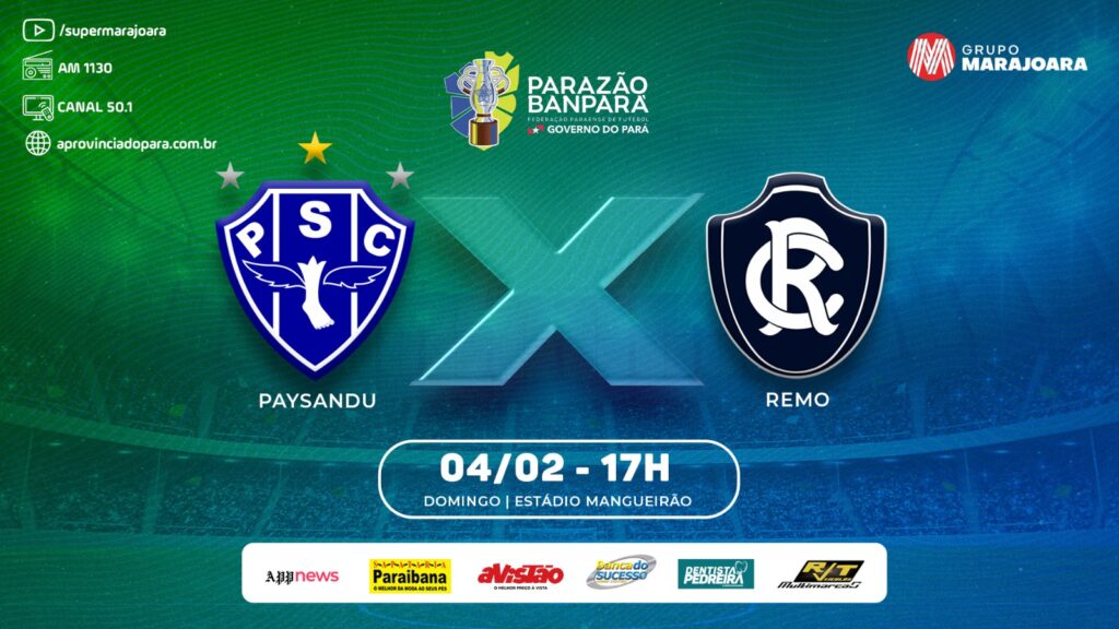 ⚽ PAYSANDU X CLUBE DO REMO | CAMPEONATO PARAENSE