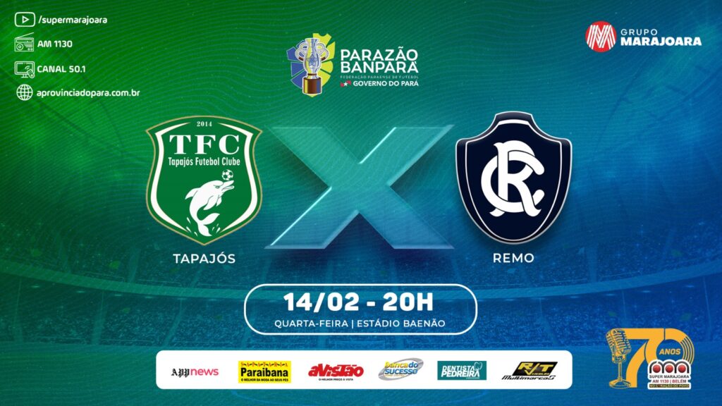 ⚽ TAPAJÓS X CLUBE DO REMO | CAMPEONATO PARAENSE