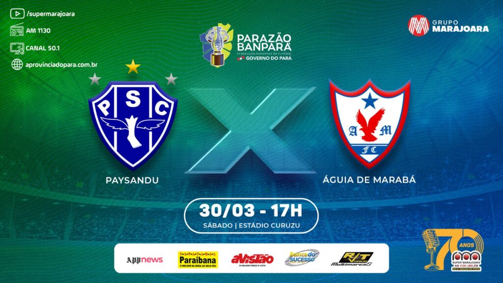 PAYSANDU X ÁGUIA DE MARABÁ | CAMPEONATO PARAENSE