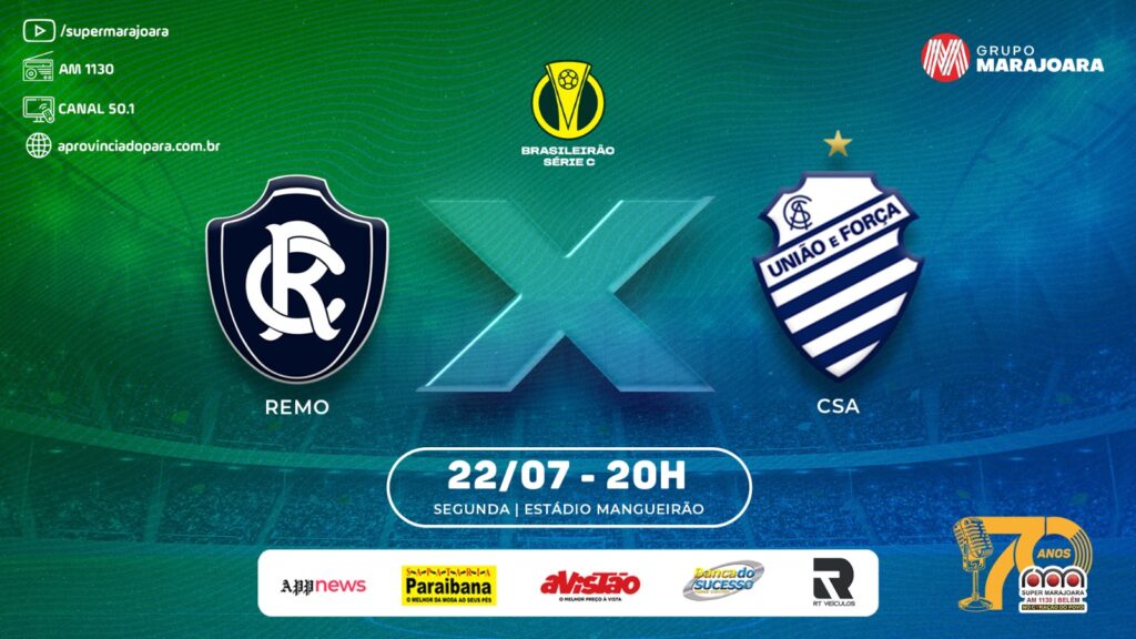 ⚽ REMO X CSA | CAMPEONATO BRASILEIRO SÉRIE C
