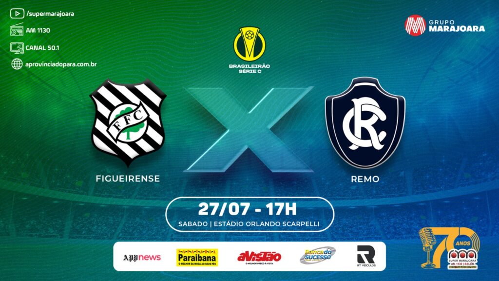 ⚽ FIGUEIRENSE X REMO | CAMPEONATO BRSILEIRO SÉRIE C