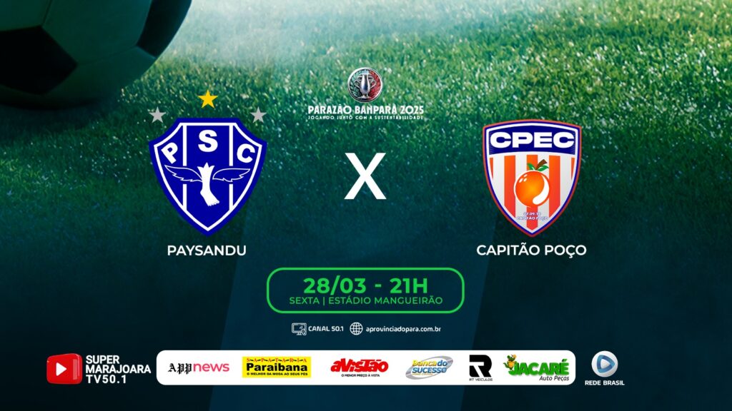 ⚽ PAYSANDU X CAPITÃO POÇO | FUTEBOL É NA SUPER