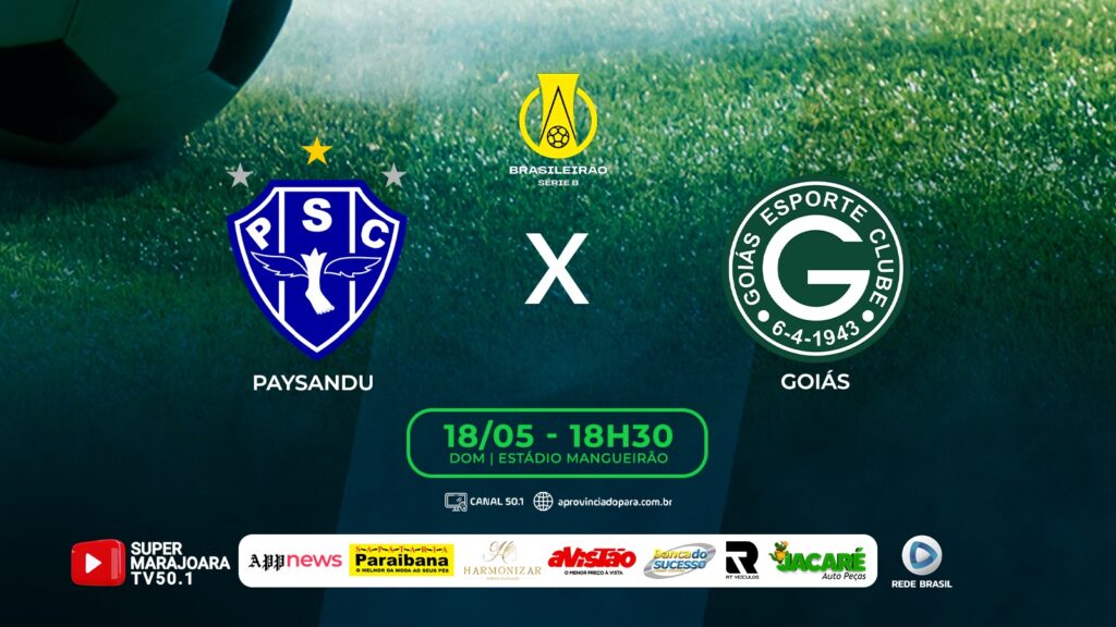 ⚽ PAYSANDU X GOIÁS | FUTEBOL É NA SUPER