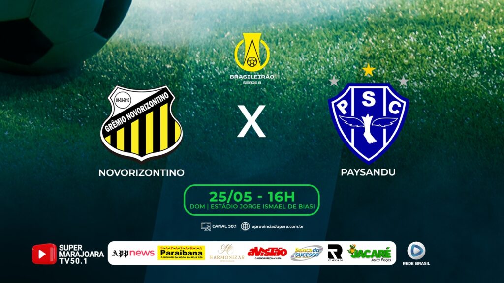 ⚽ NOVORIZONTINO X PAYSANDU | FUTEBOL É NA SUPER