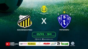 ⚽ NOVORIZONTINO X PAYSANDU | FUTEBOL É NA SUPER