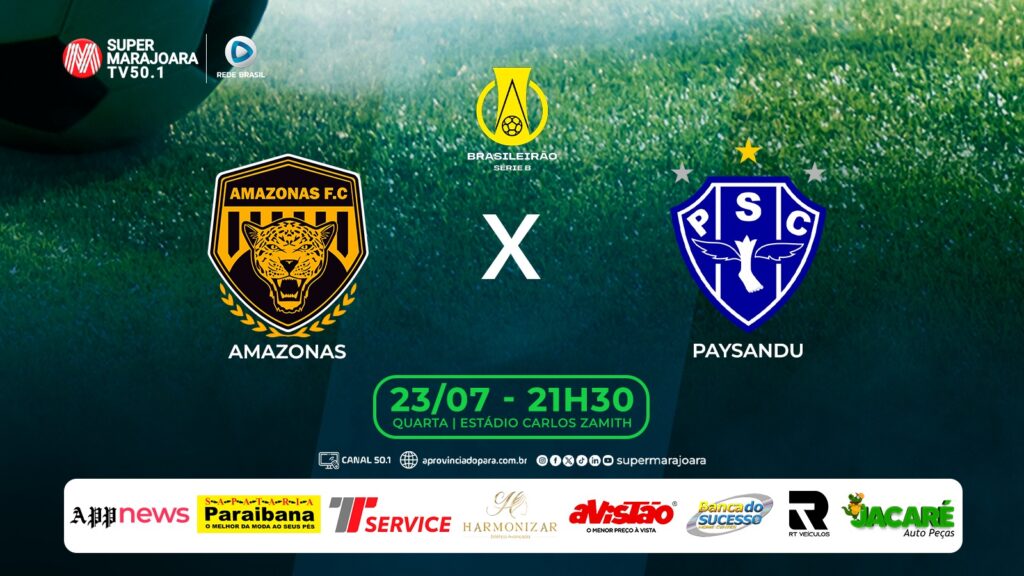 ⚽ AMAZONAS X PAYSANDU | FUTEBOL É NA SUPER