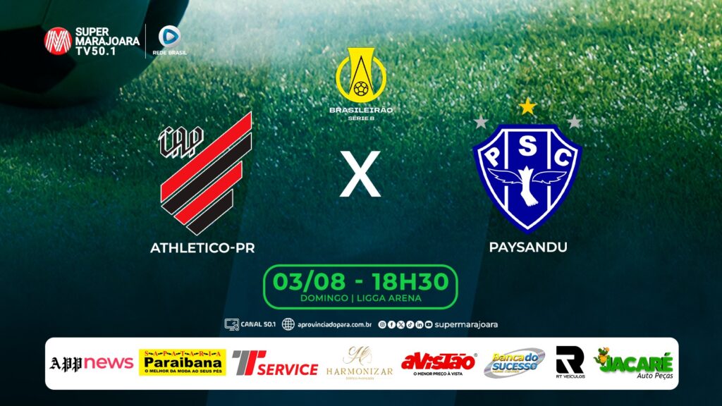 ⚽ ATHLÉTICO PR X PAYSANDU | FUTEBOL É NA SUPER
