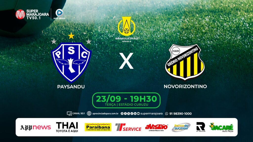 ⚽ PAYSANDU X NOVORIZONTINO | FUTEBOL É NA SUPER