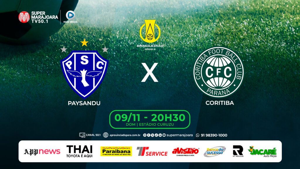 PAYSANDU X CORITIBA| ⚽ FUTEBOL É NA SUPER