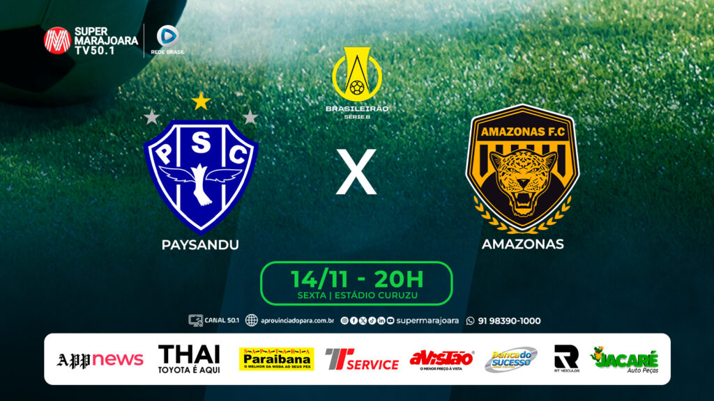 PAYSANDU X AMAZONAS – FC| ⚽ FUTEBOL É NA SUPER