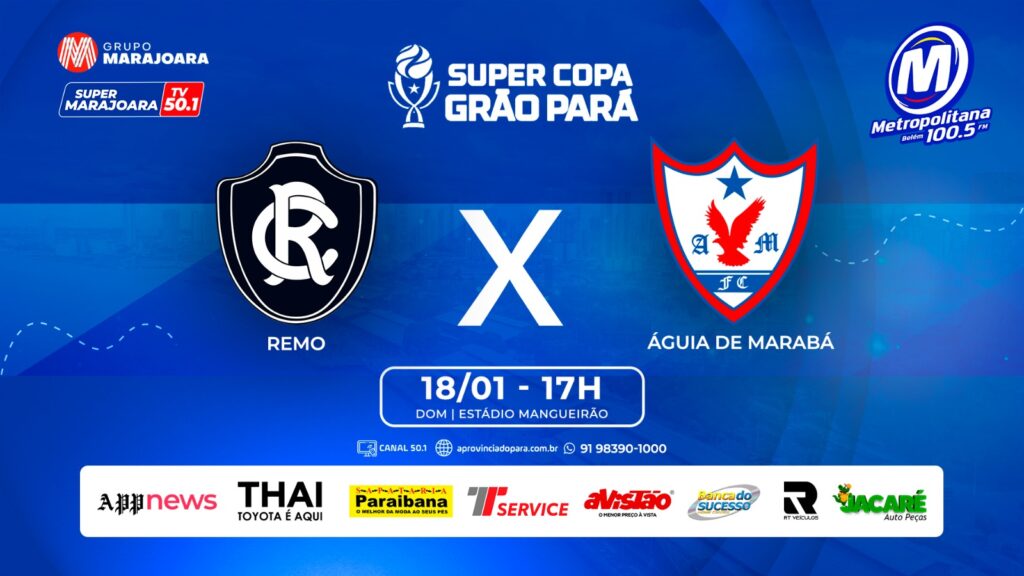 CLUBE DO REMO X AGUIA DE MARABA| ⚽ FUTEBOL É NA SUPER