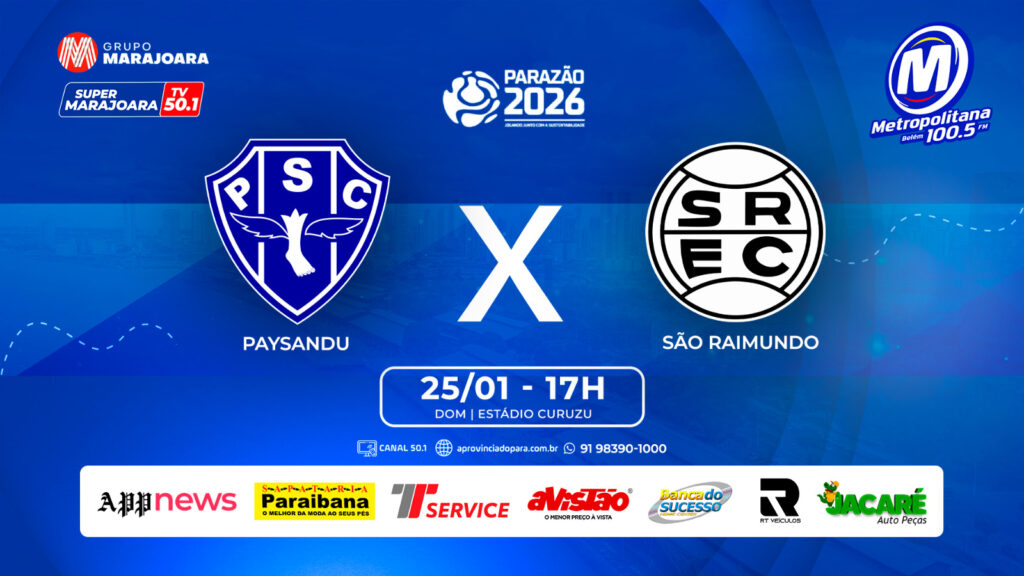 PAYSANDU X SÃO RAIMUNDO| ⚽ FUTEBOL É NA SUPER | 25/01/2026