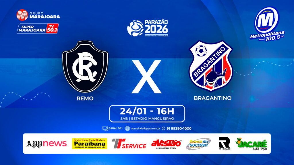 CLUBE DO REMO X BRAGANTINO| ⚽ FUTEBOL É NA SUPER | 24/01/2026