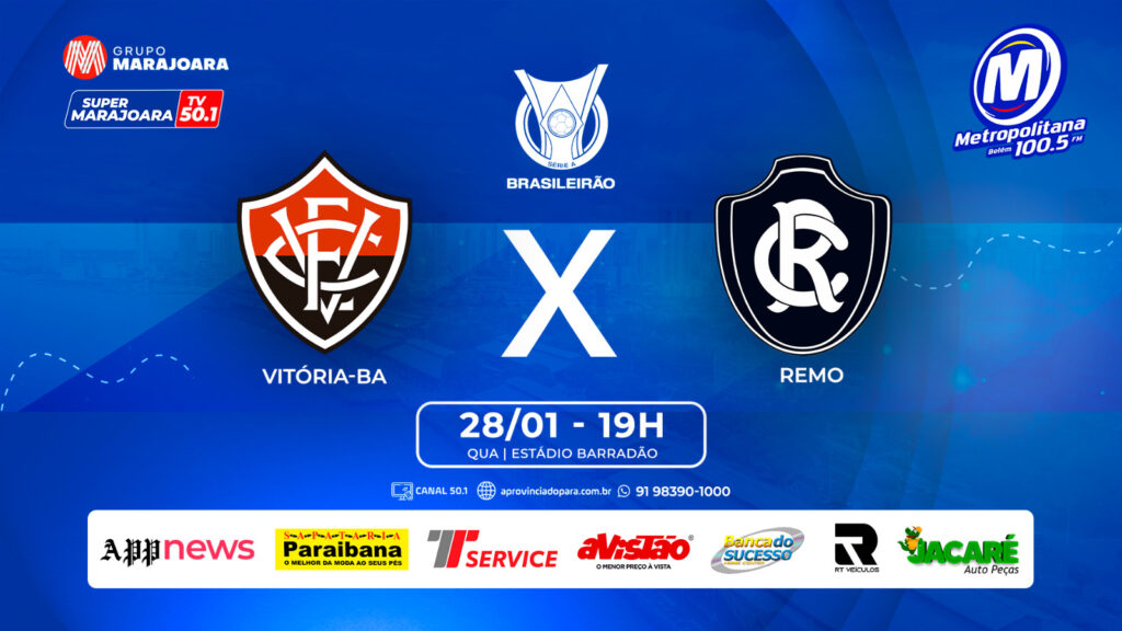 VITÓRIA X CLUBE DO REMO | ⚽ FUTEBOL É NO GRUPO MARAJOARA
