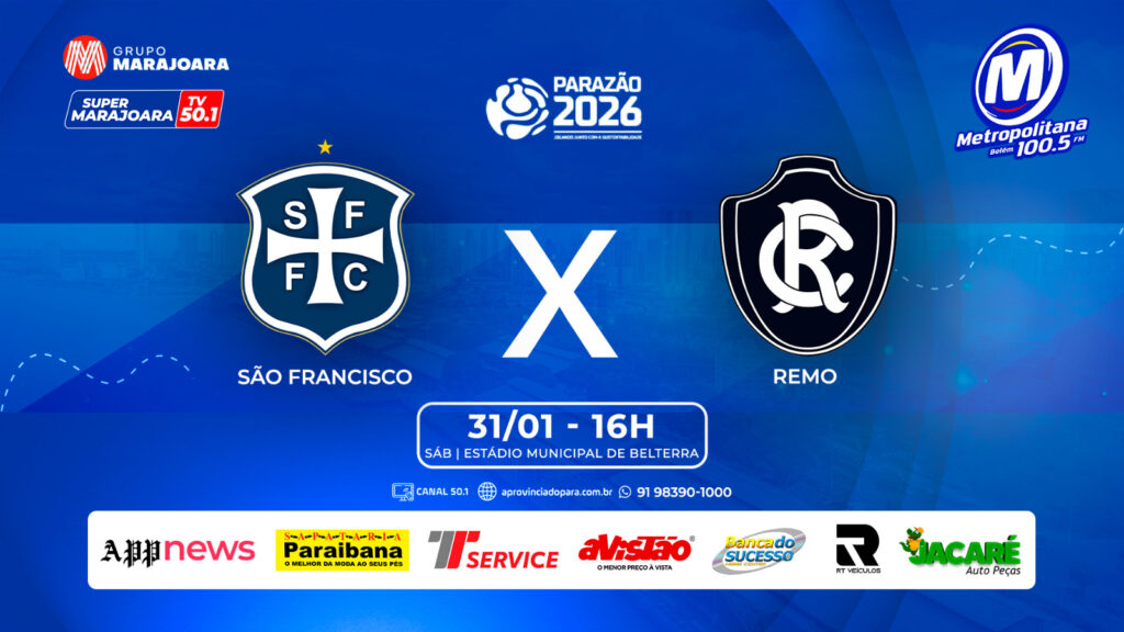 SÃO FRANCISCO X CLUBE DO REMO | ⚽ FUTEBOL É NO GRUPO MARAJOARA