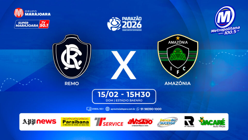 CLUBE DO REMO X AMAZÔNIA | ⚽ FUTEBOL É NO GRUPO MARAJOARA