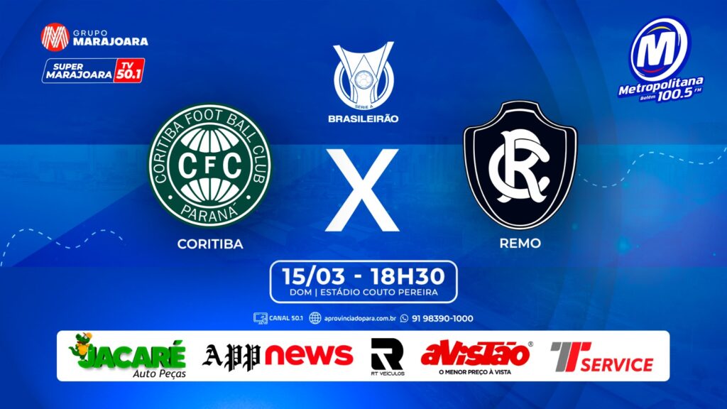 CORITIBA X CLUBE DO REMO | ⚽ FUTEBOL É NO GRUPO MARAJOARA