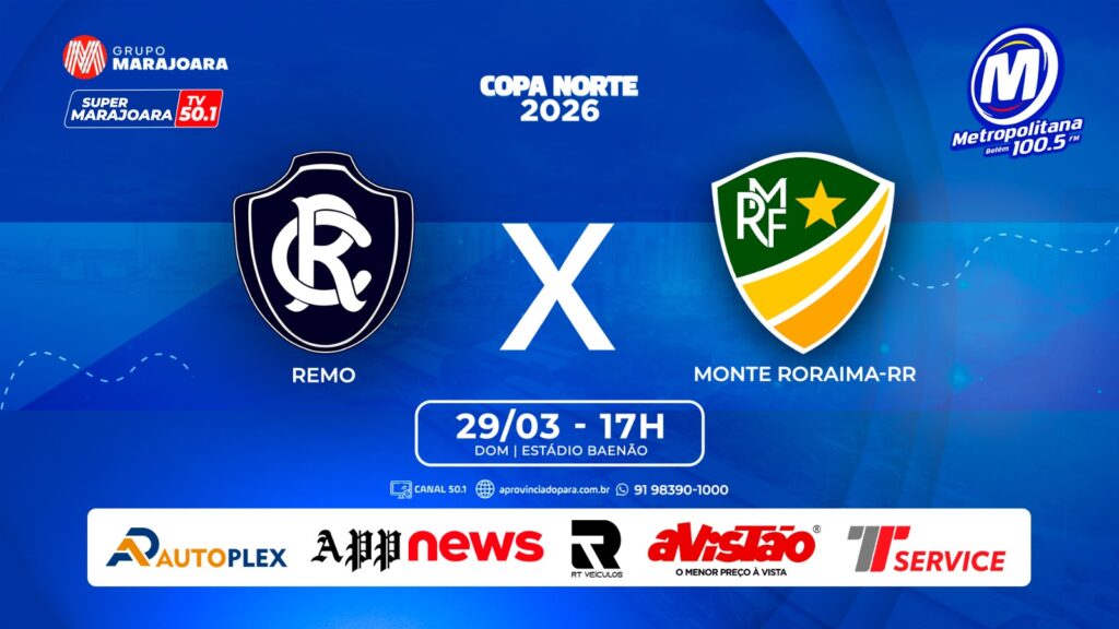 CLUBE DO REMO X MONTE RORAIMA  | ⚽ FUTEBOL É NO GRUPO MARAJOARA