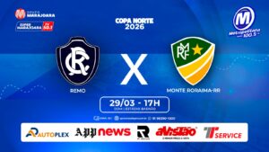 CLUBE DO REMO X MONTE RORAIMA  | ⚽ FUTEBOL É NO GRUPO MARAJOARA