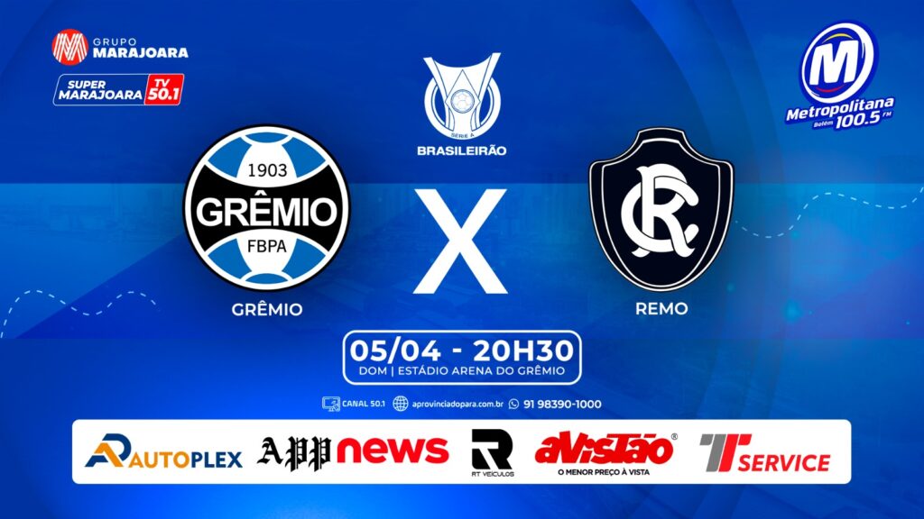 GRÊMIO X CLUBE DO REMO  | ⚽ FUTEBOL É NO GRUPO MARAJOARA