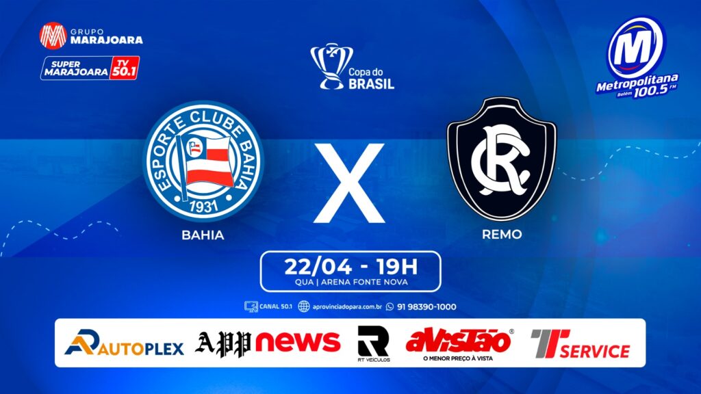 BAHIA X REMO | ⚽ FUTEBOL É NO GRUPO MARAJOARA