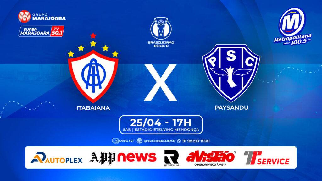 ITABAIANA X PAYSANDU  | ⚽ FUTEBOL É NO GRUPO MARAJOARA