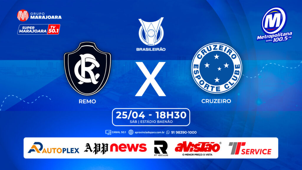 REMO X CRUZEIRO | ⚽ FUTEBOL É NO GRUPO MARAJOARA