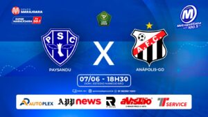 PAYSANDU X ANÁPOLIS | ⚽ FUTEBOL É NO GRUPO MARAJOARA